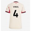 Liverpool Virgil van Dijk #4 Bortedrakt Kvinner 2025-26 Kortermet